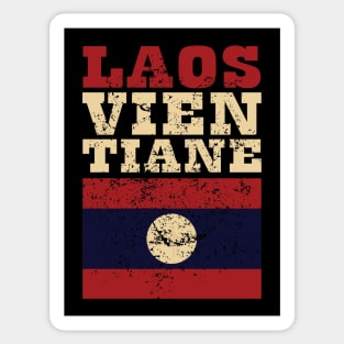 Flag of Laos Sticker